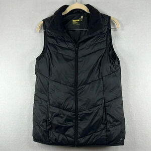 Xersion Packable Women’s Small Black Puffer Vest Full Zip Pockets